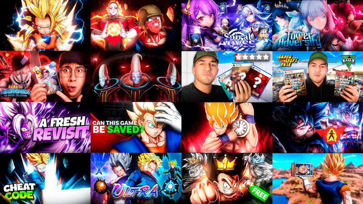Some March Gaming/Content Thumbnails🎨 

Thumbnails requests always open 📩