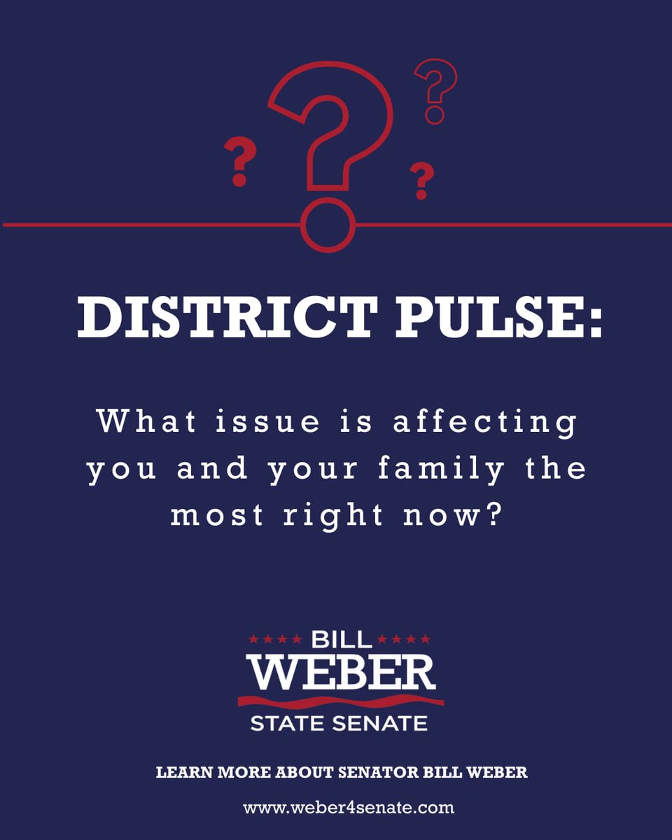 Senator Bill Weber tweet media