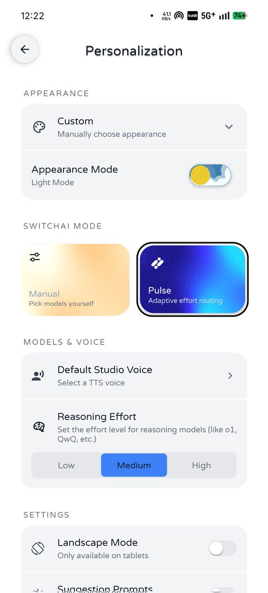 switchai_cloud's tweet image. Pulse Mode is now live on SwitchAI. A faster, cleaner experience built to keep you moving. Here’s a first look. #SwitchAI  #PulseMode