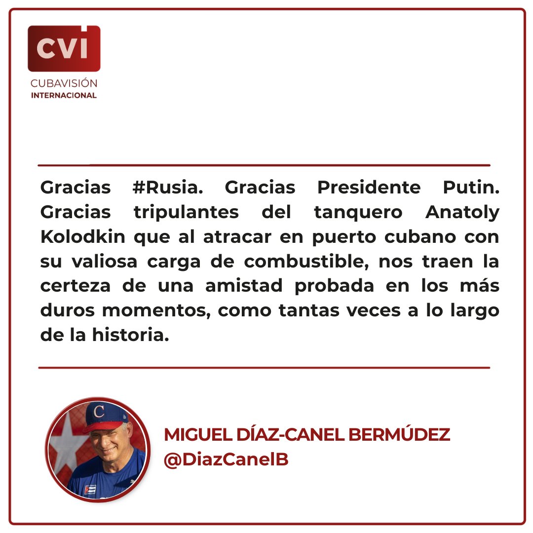 Cubavisión Internacional tweet media