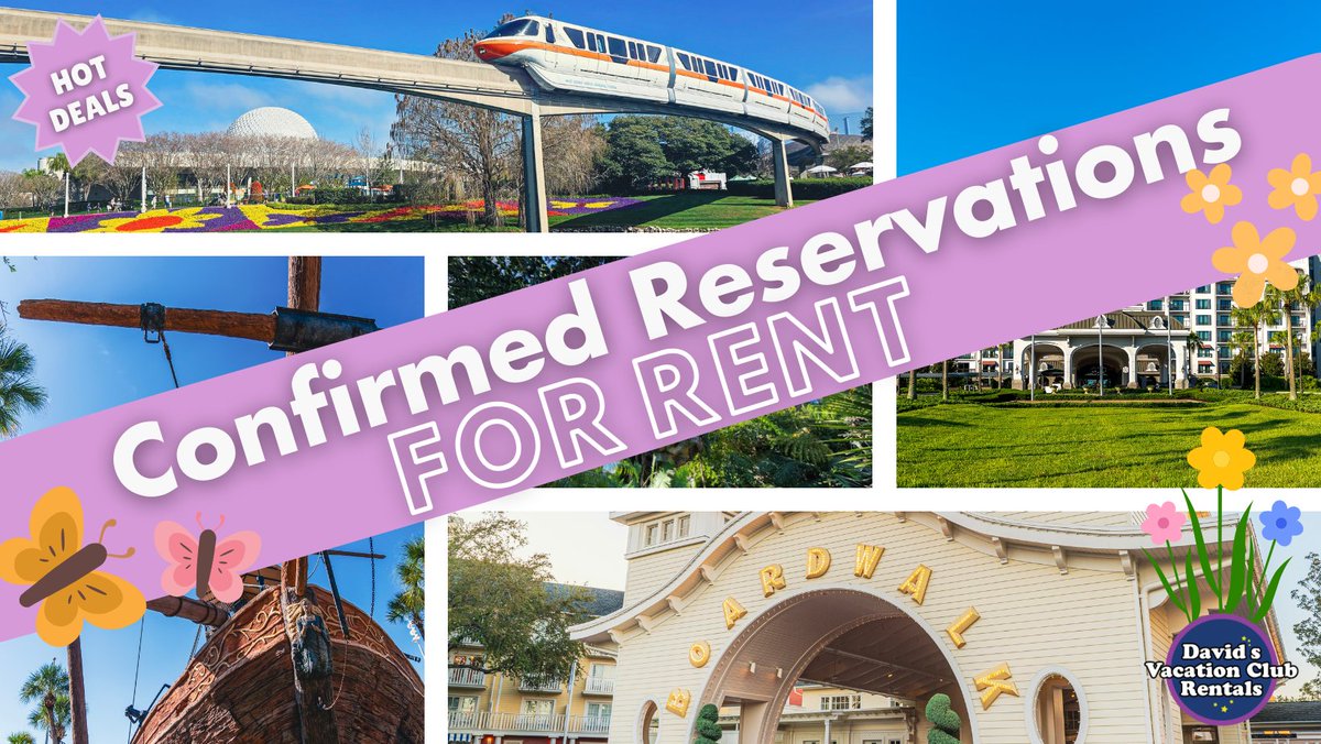 dvcRentals's tweet photo. It's time to Spring into some Savings with a Confirmed Reservation with David's Vacation Club Rentals! 🌷🦋💐

Click the link below to watch the magic savings bloom! 🌺🌼🪻
https://t.co/b8BSeAeLQL https://t.co/wPQCoCflT9