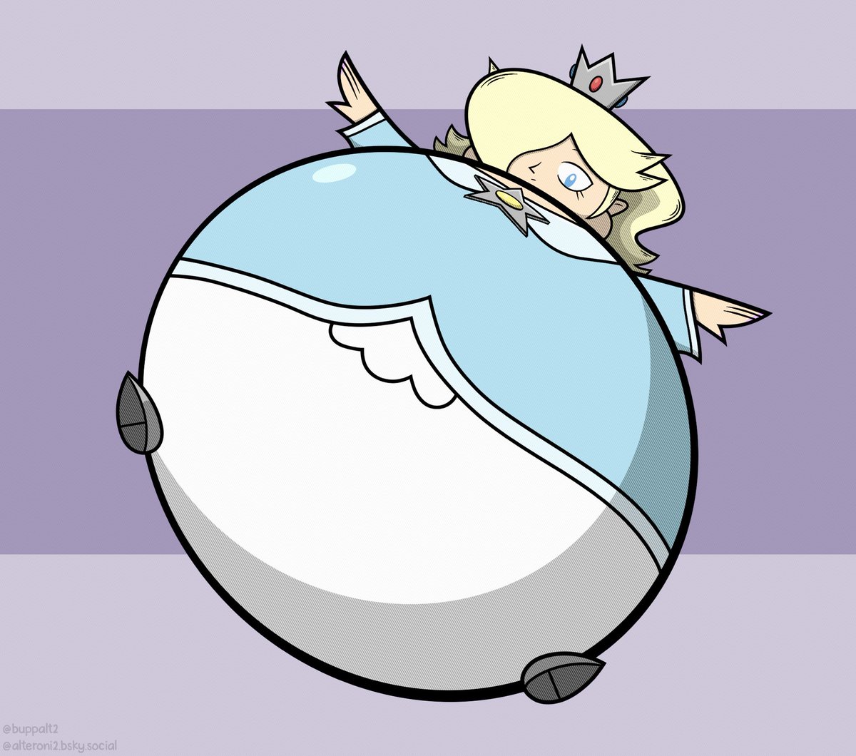 Felt like drawing Rosalina again.