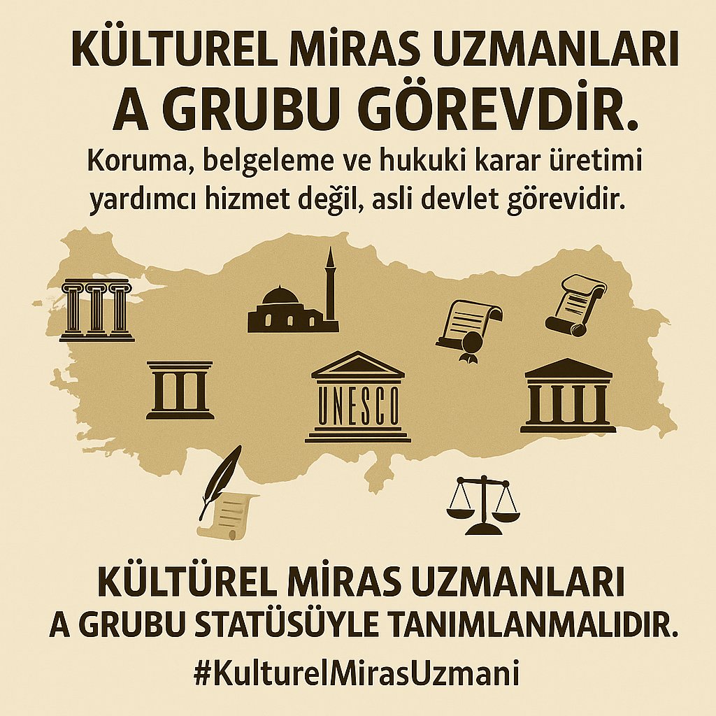 Gaffar5656's tweet photo. #KulturelMirasUzmaninaAdalet

#KulturelMirasUzmani

@Akparti @MHP_Bilgi

@MehmetNuriErsoy

@BatuhanMUMCU

@yazgi_gokhan @NadirAlpaslan

@AvOzlemZengin

@abdulhamitgul

@leylasahinusta

@Yenisehirlioglu

@avabdullahguler

@erkanakcay45 https://t.co/YPEyW8xrhD