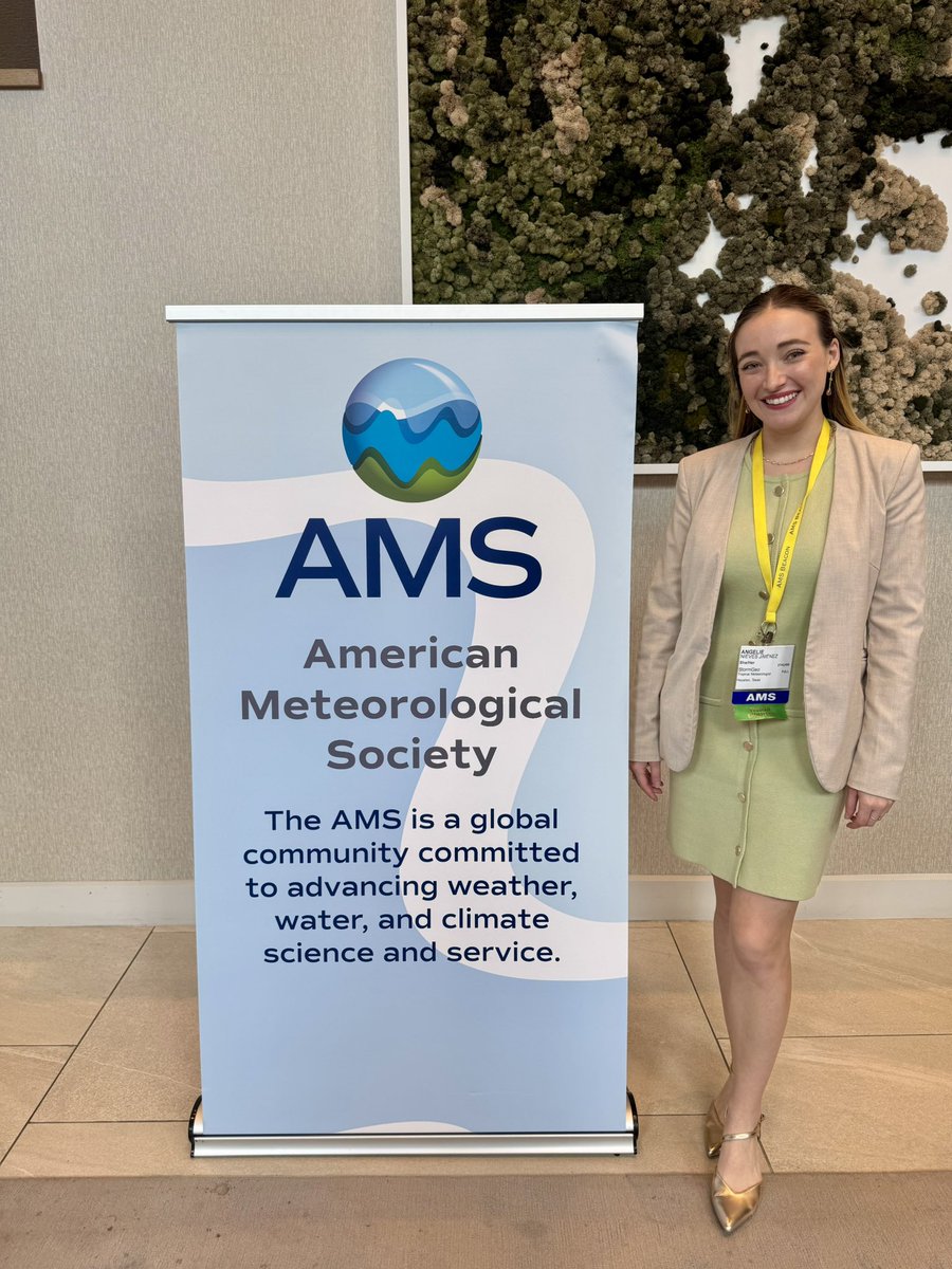 AngelieTeresa's tweet photo. Day ✌🏻 as #AMS37Hurr program chair 

Grateful to all the presenters and attendees whose work continues to shape our field.

🌀✨🌤️ @ametsoc https://t.co/pptubLuCf4