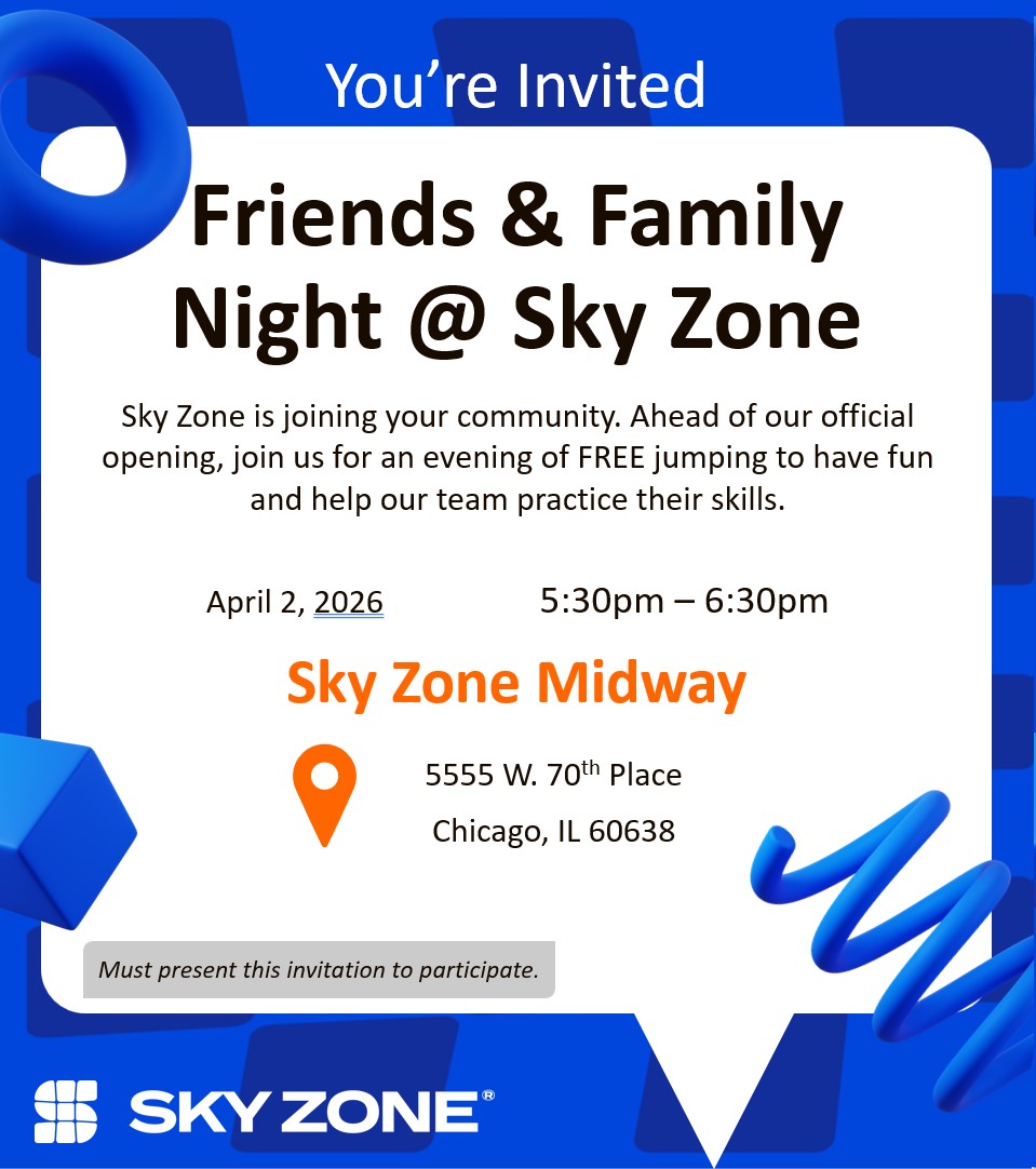 Friends and Family Night at Sky Zone