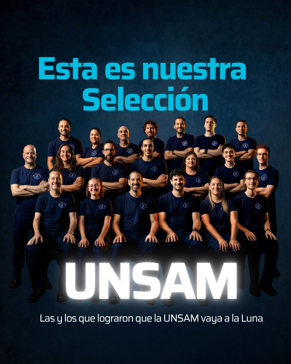 La Selección UNSAM que formó parte del desarrollo de ATENEA que, probablemente, despegue hoy en la misión Artemis II de la NASA. Docentes,  investigadores, estudiantes y nodocentes que son un orgullo y una muestra de todo lo que se puede lograr a partir del conocimiento. Hilo.