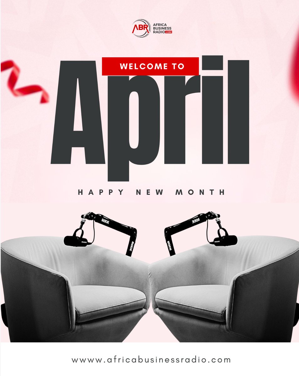 AfricaBizRadio's tweet image. Happy New Month! Welcome to April.
We believe every story matters, and we’re proud to help individuals, businesses, and organizations share theirs. Wishing you a month of progress and good wins.

#April #NewMonth #AfricaBusinessRadio