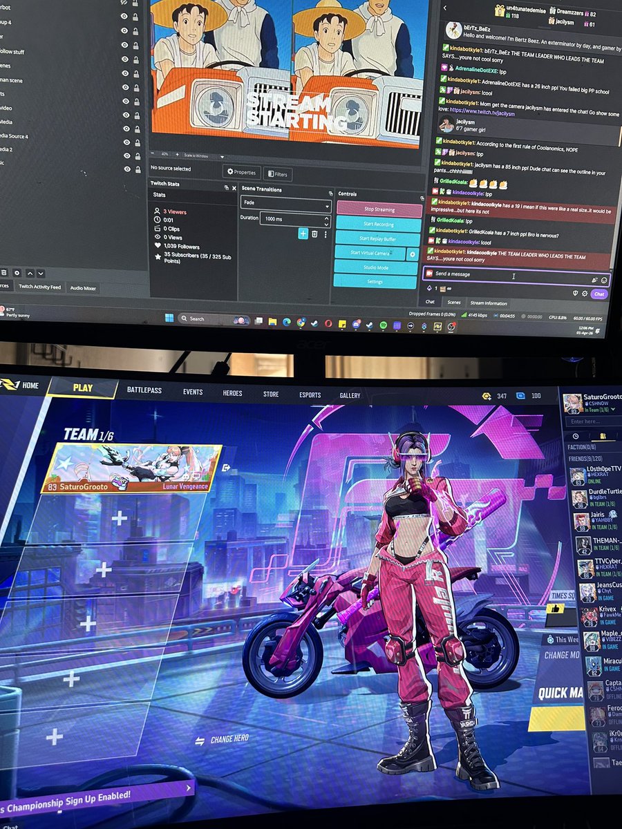 Live on the purp app!! Say hi if you don’t hate me and want me to die