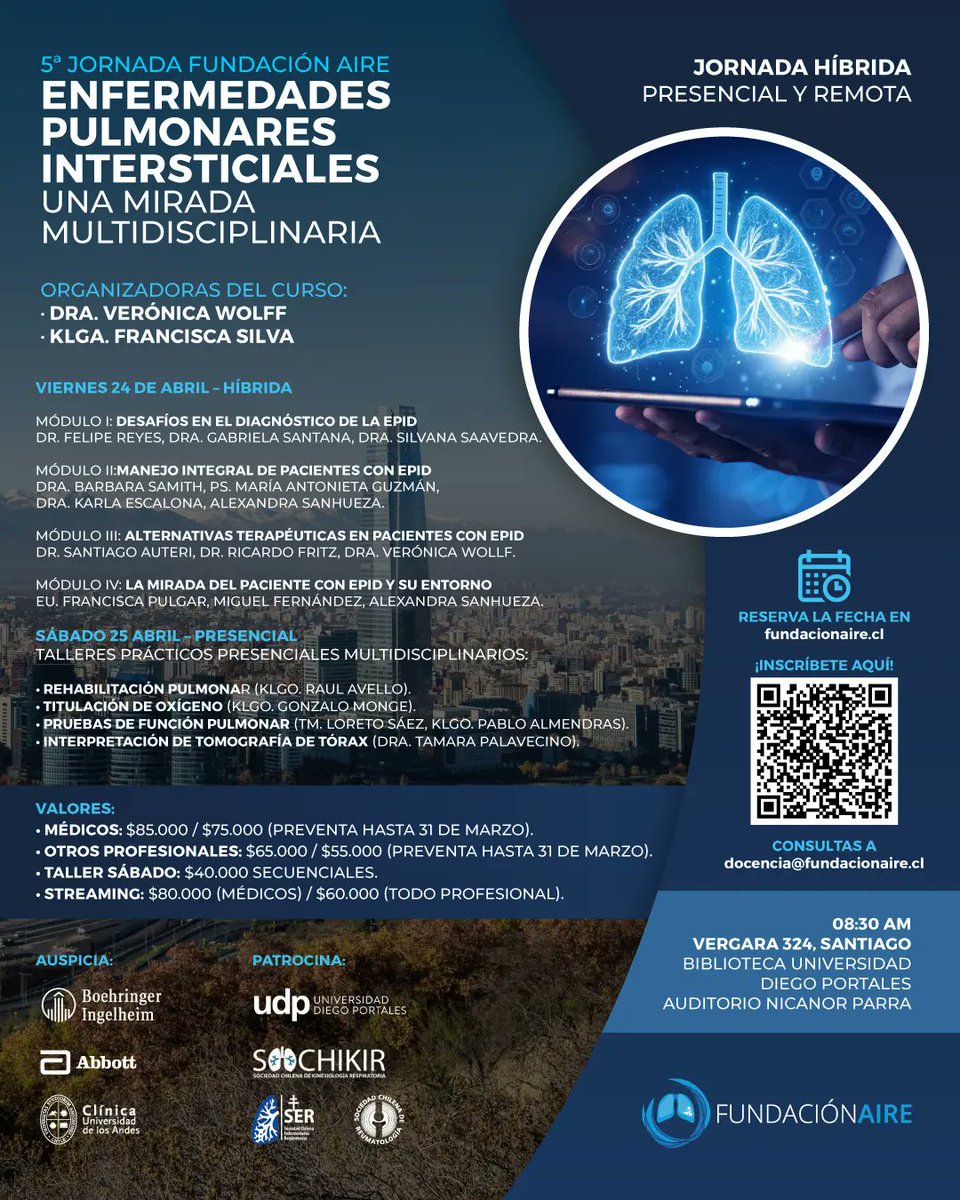 sochire's tweet photo. Los invitamos a participar de la 5ta Jornada de Fundación Aire a llevarse a cabo los días 24 y 25 de abril. Curso que consta de una jornada híbrida y de una presencial basada en talleres prácticos. 
Página oficial en https://t.co/wCbVsHbxwr https://t.co/o4BV0c0HZs