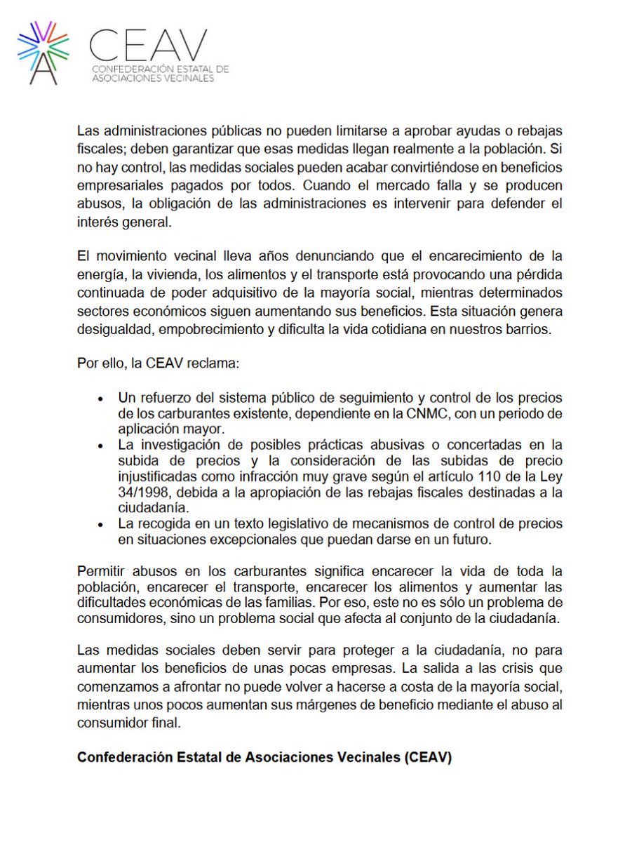 CEAV VECINAL tweet media