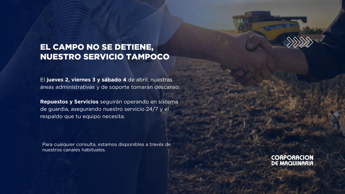 Corporación de Maquinaria tweet media