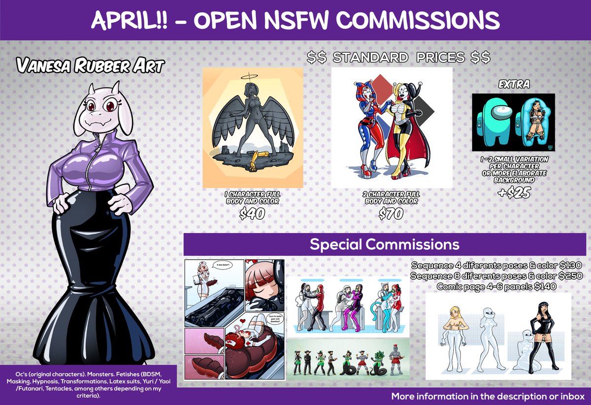 VanesaRubberArt (CLOSED Commissions) tweet media