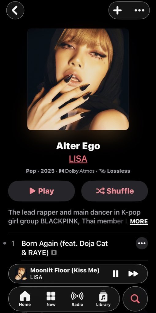 RemaLatinBase's tweet photo. Bem, após a colaboração iminente de Rema, Lisa e Anitta, eu  visitei, e ela é realmente aquela garota 

Moonlit floor (kiss me) e Rockstar são os meus favoritos✨ https://t.co/03yrNOdr6m