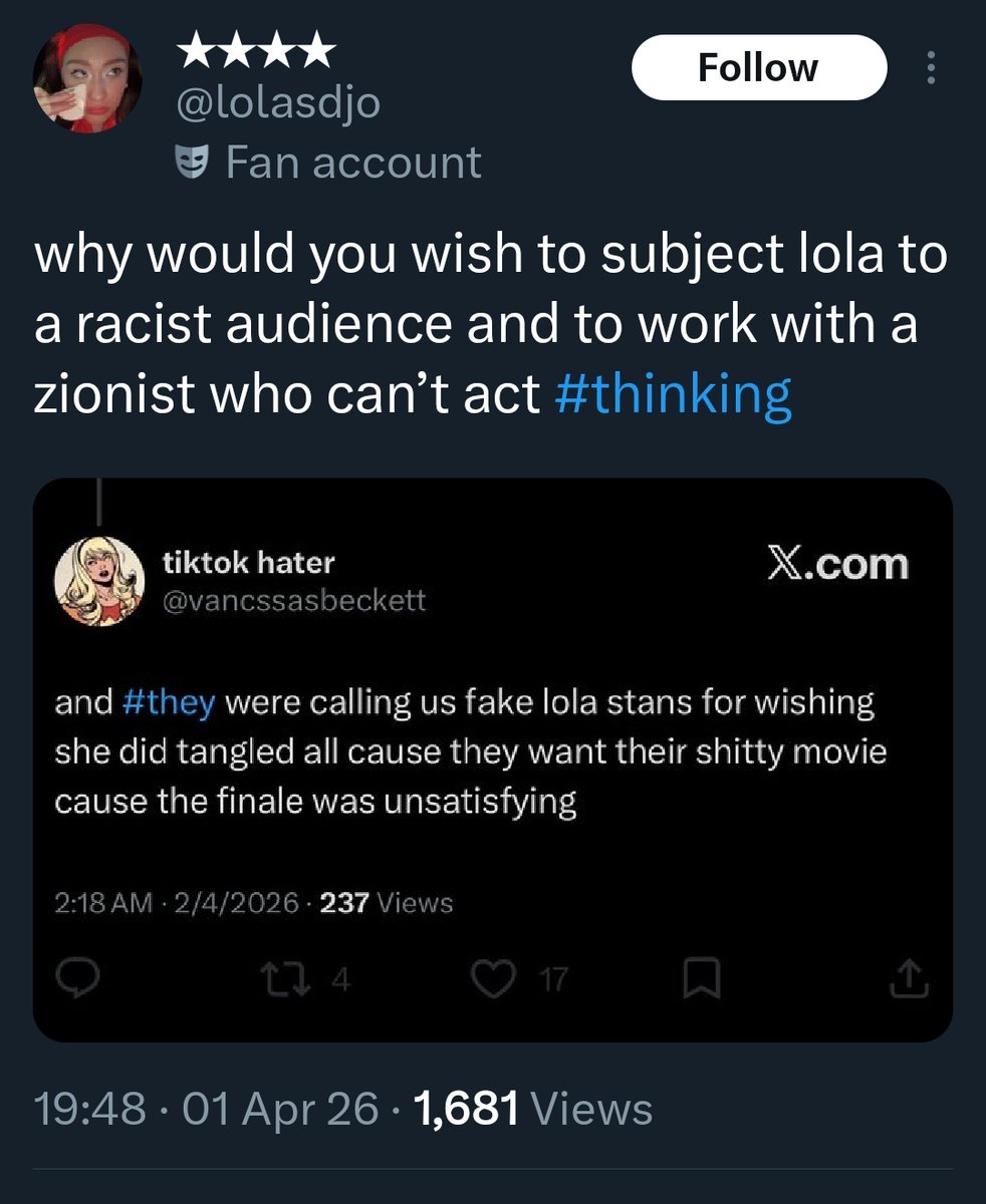 tiktok hater tweet media