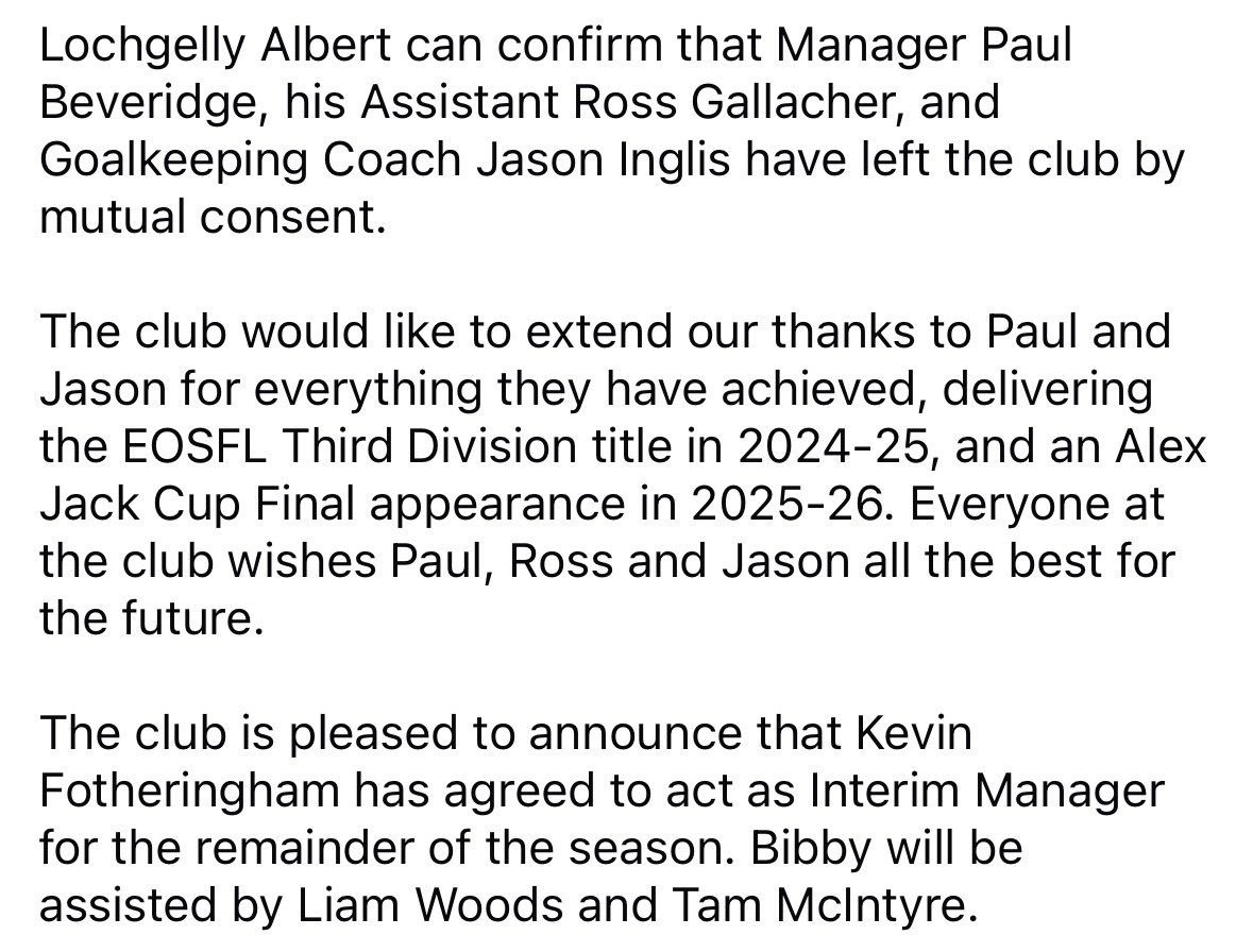 Lochgelly Albert FC tweet media