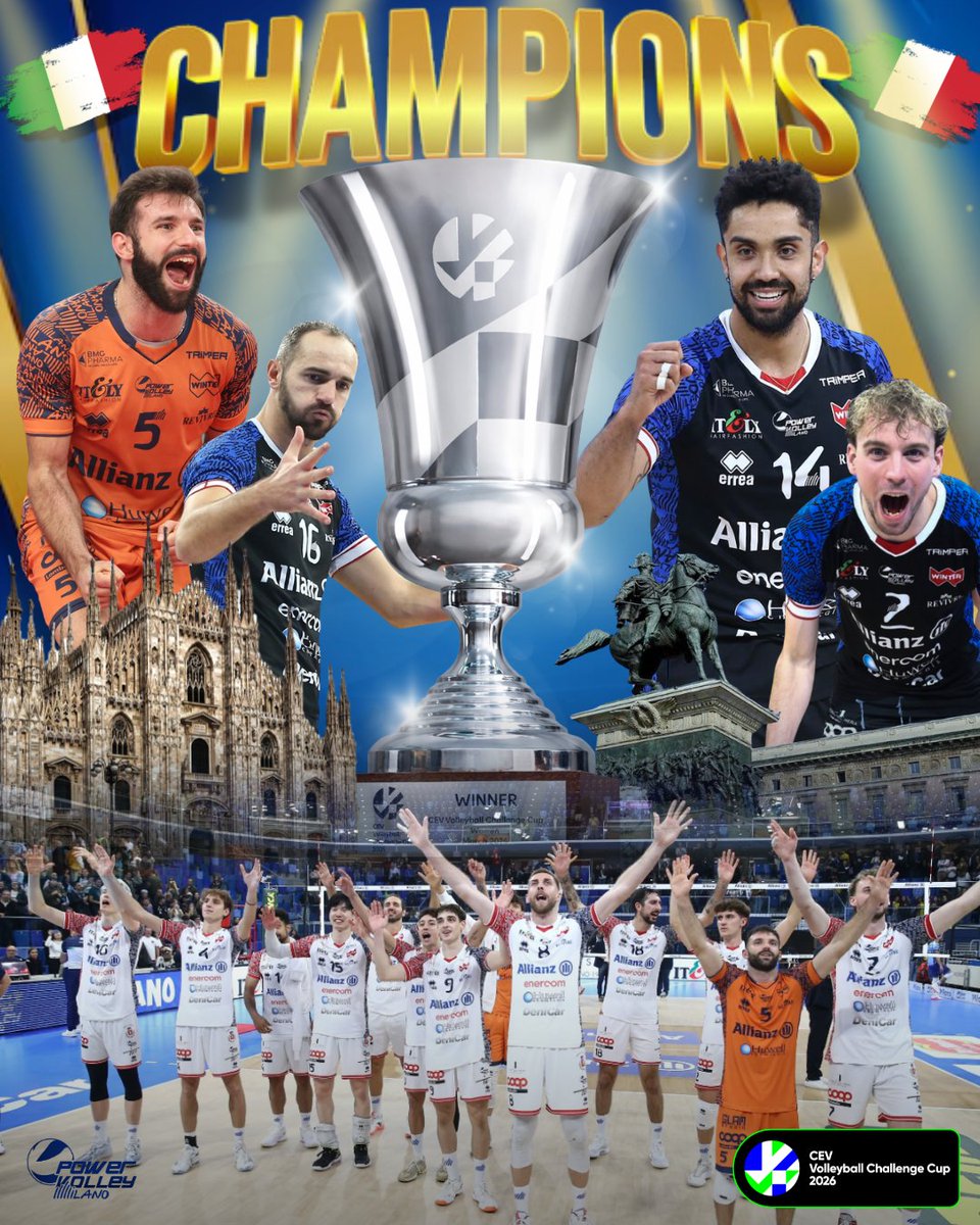 European Volleyball Italy tweet media