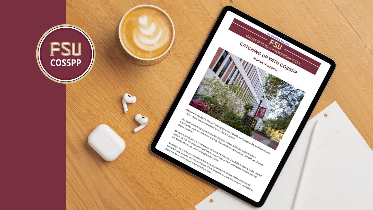 FSU College of Social Sciences and Public Policy tweet media