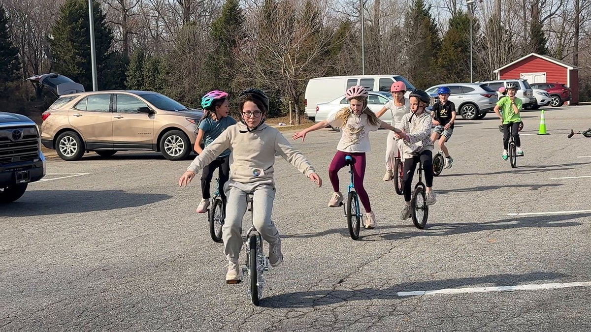 wsfcs's tweet image. Balance, determination, &amp;amp; a whole lot of fun. Whitaker Elementary’s Wheel Power and Company, a one-of-a-kind after-school unicycle club, has been a student favorite for over 25 years. One wheel. Endless possibilities.🛞ow.ly/nzHZ50YBXH6 #WSFCS #StudentSuccess
@WhitakerWSFCS