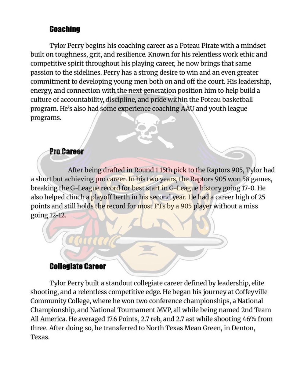 Poteau Pirate Athletics tweet media