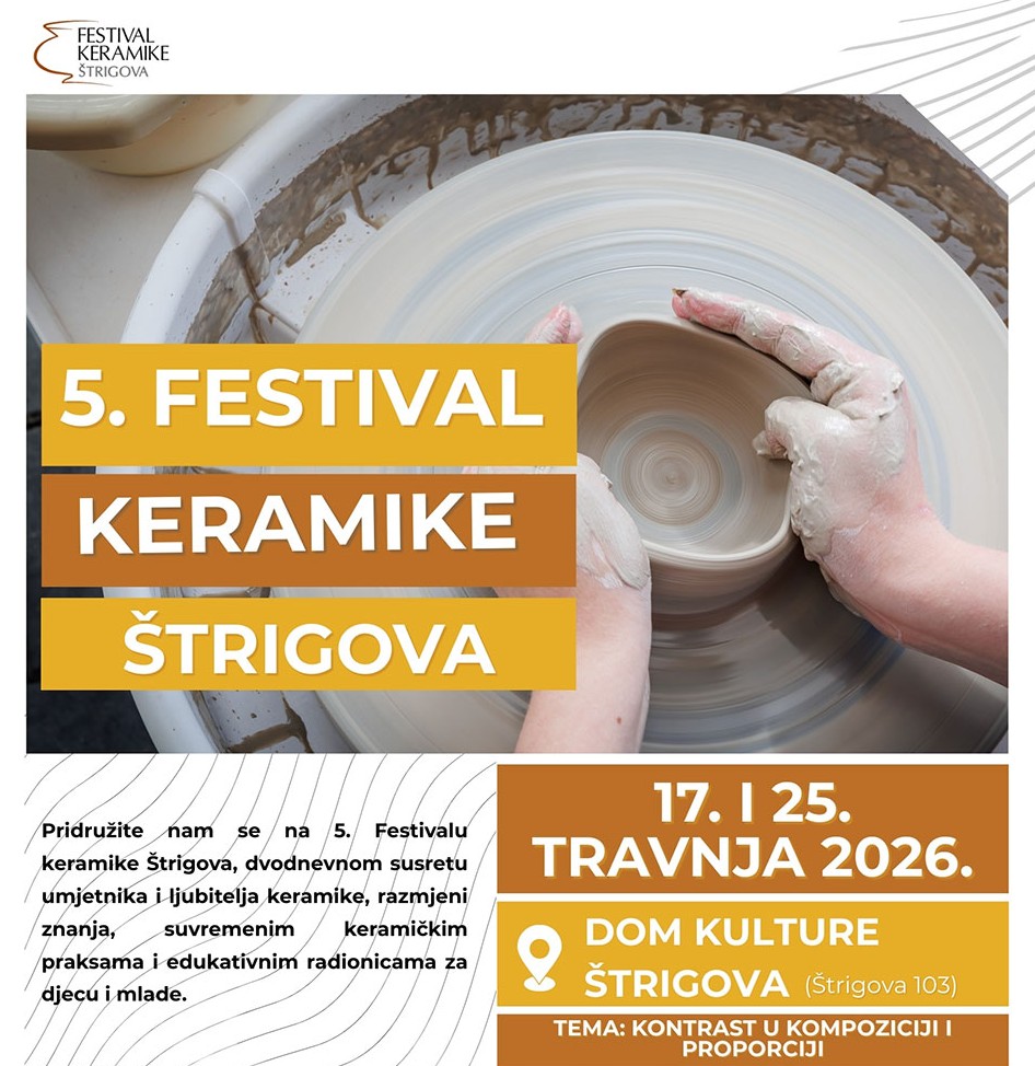 Svima3's tweet photo. Nakon prošlogodišnjeg debija i ove godine gostujemo na Festivalu keramike Štrigova (petom izdanju). Poveznica za više informacija: https://t.co/r1Awru7J4Q https://t.co/GDBjbAvsjB
