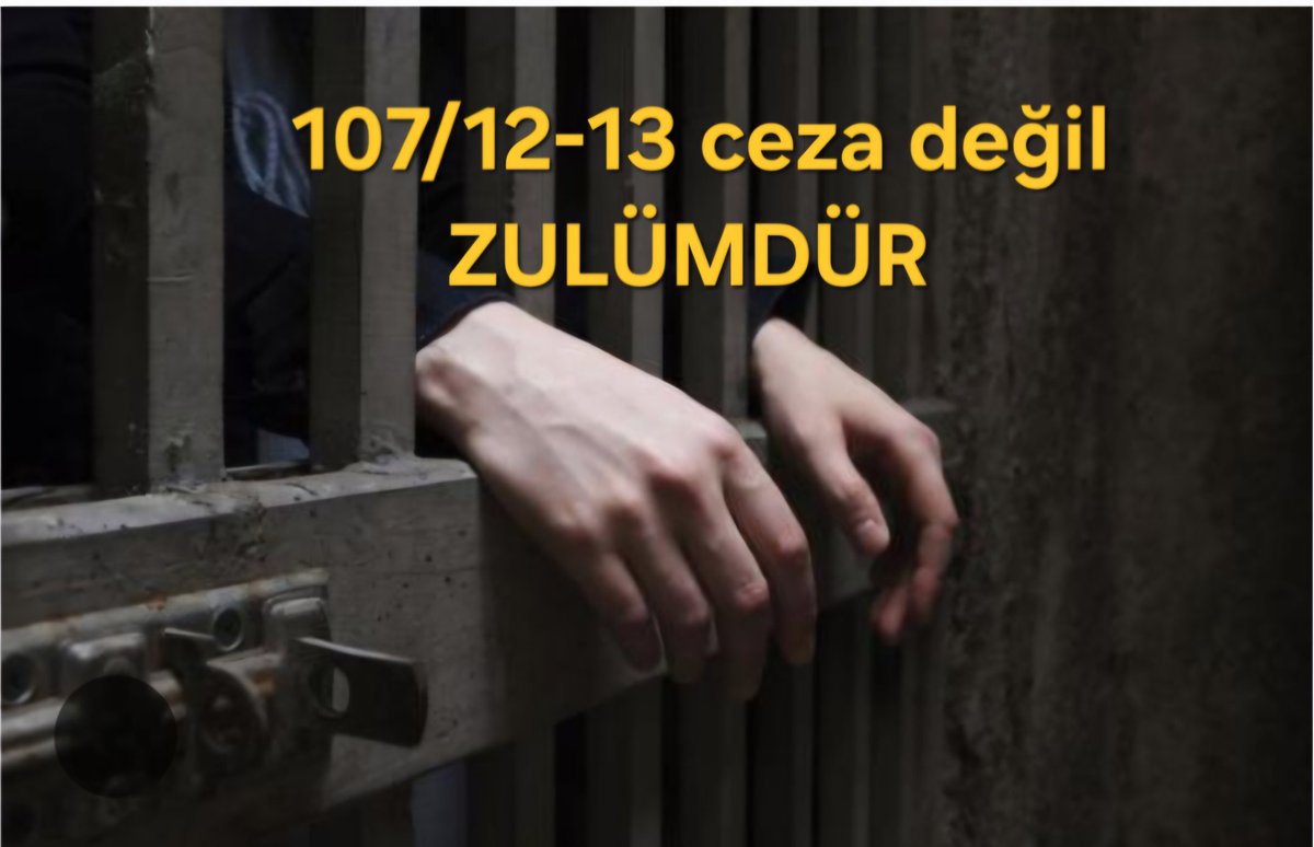 OLmaz18086's tweet photo. @cuneytyuksel_ ADALET HERKESE EŞİT OLACAKSA #ŞTGA MAHKUMLAR GÖZARDI EDİLMEMELİ..
#CezadaAdaletİnfazdaEşitlik https://t.co/yiOk6znRe7