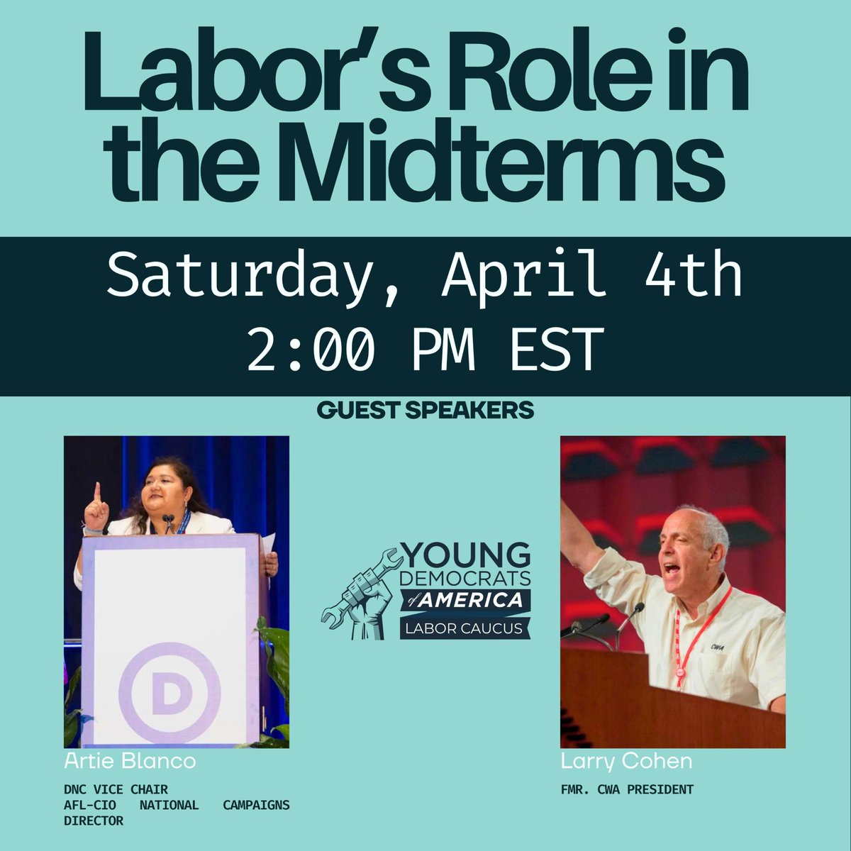 Young Democrats of America (YDA) Labor Caucus tweet media