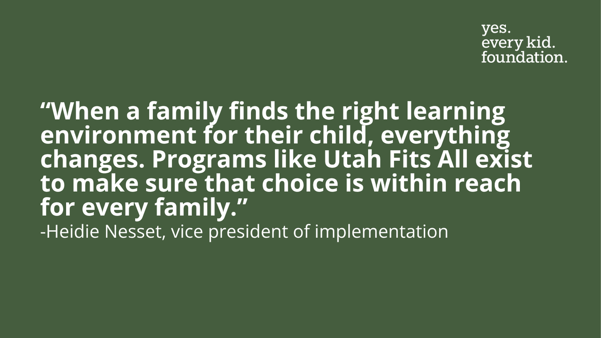 yes. every kid. foundation tweet media