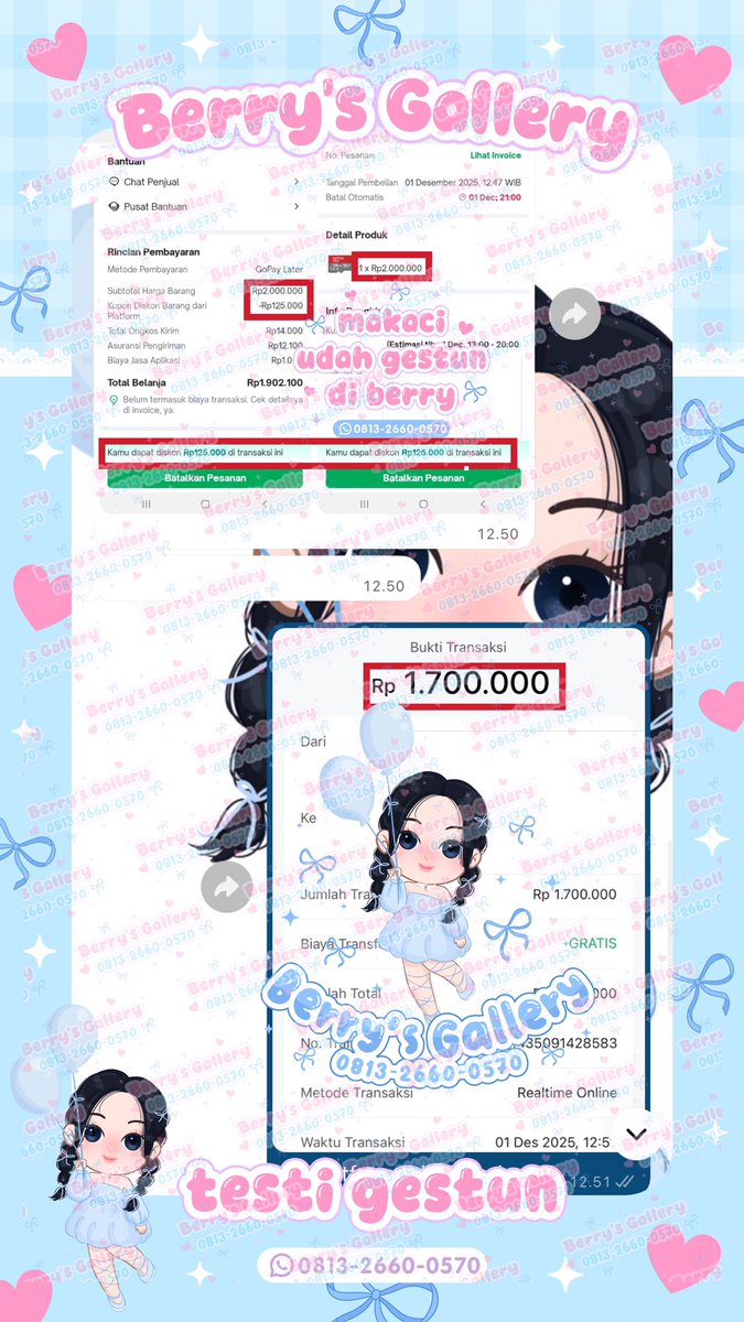 TOKO BEYYI 🎀༘⋆ RIBUAN TESTI tweet media