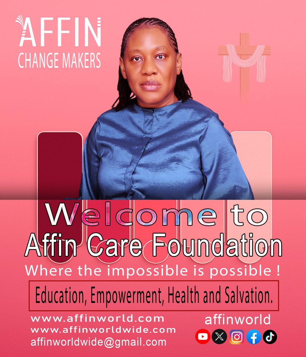 AfinObafemi's tweet photo. Welcome to affin care foundation
where the impossible is possible.

#affinworldwide #affincare #affinteam #viral #fyp #inspiration #explore https://t.co/EMsVcMgfRh