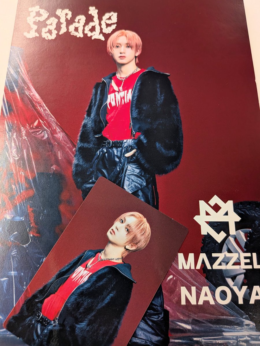 MAZZEL 「Parade」ナオヤ&カイリュウトレカー、フライヤー入荷です
