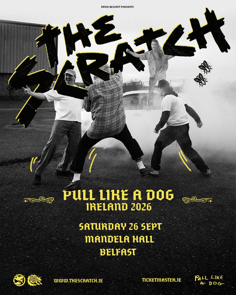 BelfastGigs's tweet photo. ON SALE NOW! 📣 Tickets for The Scratch at Mandela Hall, Belfast on Saturday 26th September are available NOW via Ticketmaster!⚡ https://t.co/0INpWACb7g