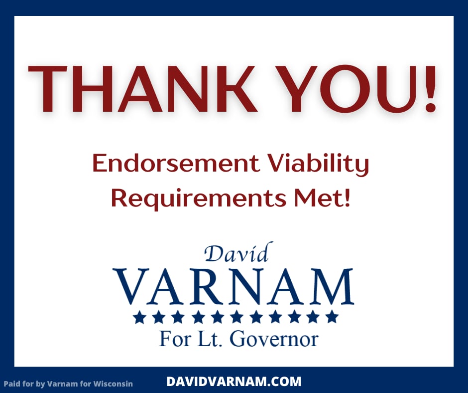 David Varnam for Lt. Governor tweet media
