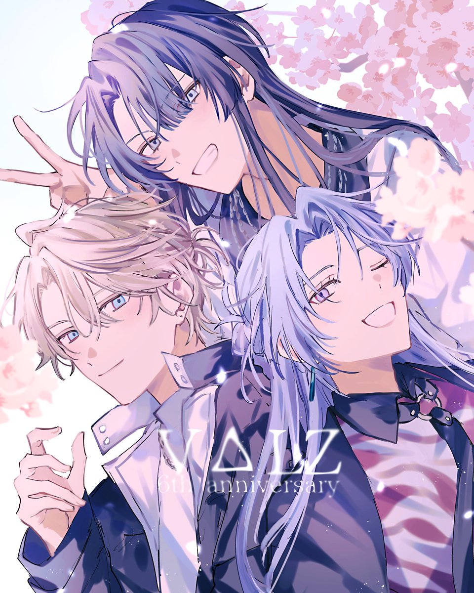 VΔLZ6周年 #桜魔の土産 #描いた晴 #長尾百景 #上弦画 6周年おめでとう