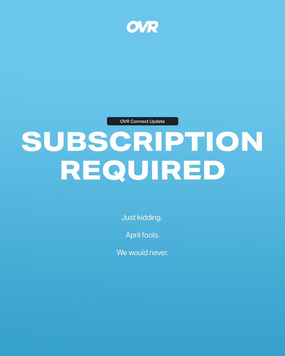 OVR Performance tweet media