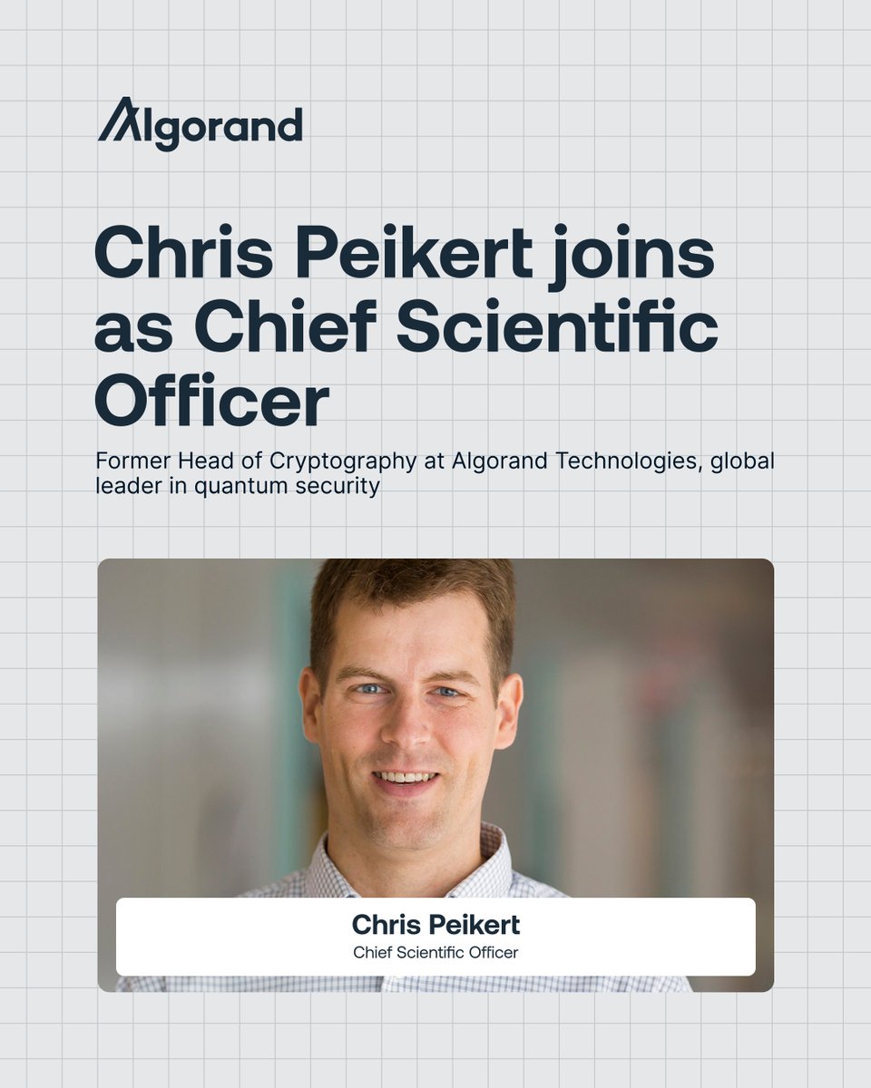 Algorand Foundation tweet media