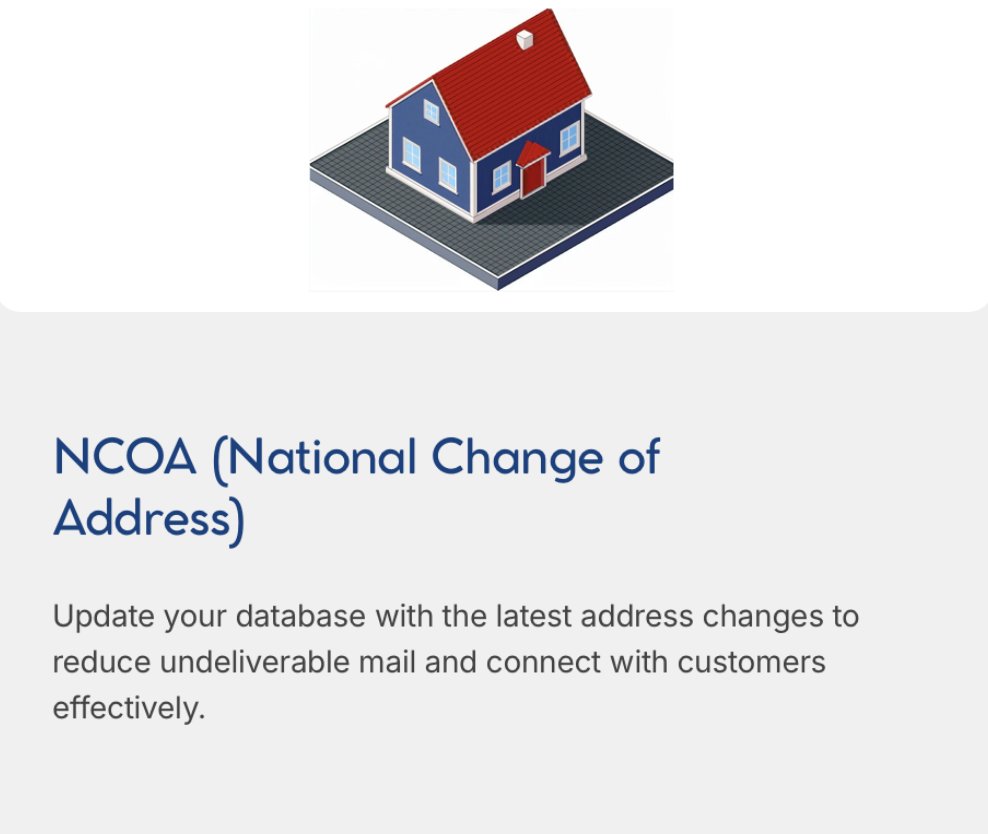 RunnerEDQ's tweet image. In addition to CLEAN_Address, we provide several data enhancement services that can further empower your business operations. See how services such as NCOA or Geocoding can impact your user experience! RunnerEDQ.com 

#Data #NCOA #Geocoding #CRM #Phone #Email #Address