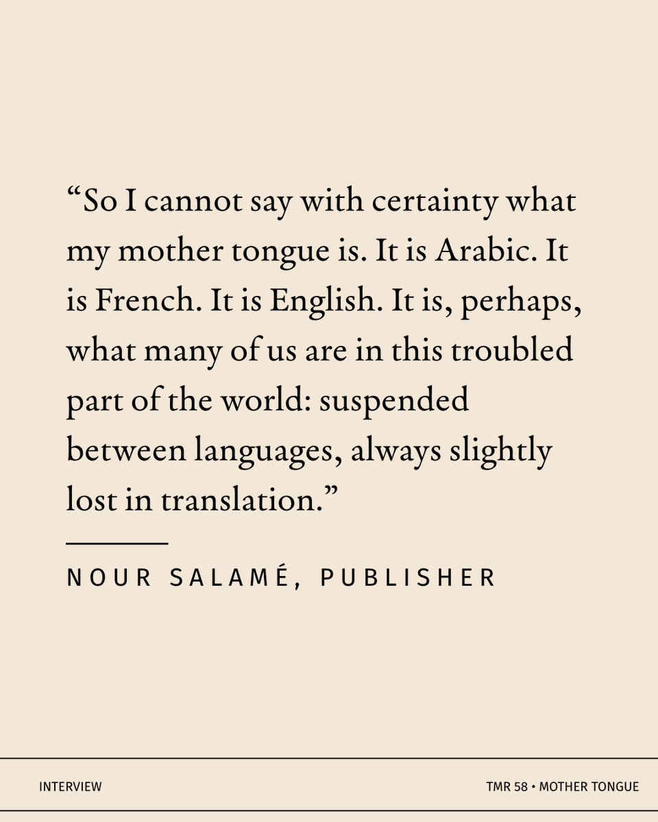 TheMarkazReview's tweet photo. In his latest interview for TMR 58 • Mother Tongue , TMR Editor-in-chief Jordan Elgrably (@JordanElgrably) asked a group of writers and artists how they negotiate identity between a mother tongue and other languages.

🔗 Read the full interview: https://t.co/NlPXuA9UG4 

#MotherTongue #Multilingual #LanguageAndIdentity #LifeInTranslation #LeilaAboulela #SalarAbdoh #JanaTraboulsi #ArabLiterature #DiasporaLit #SWANAArt #TheMarkazReview #TMR58
