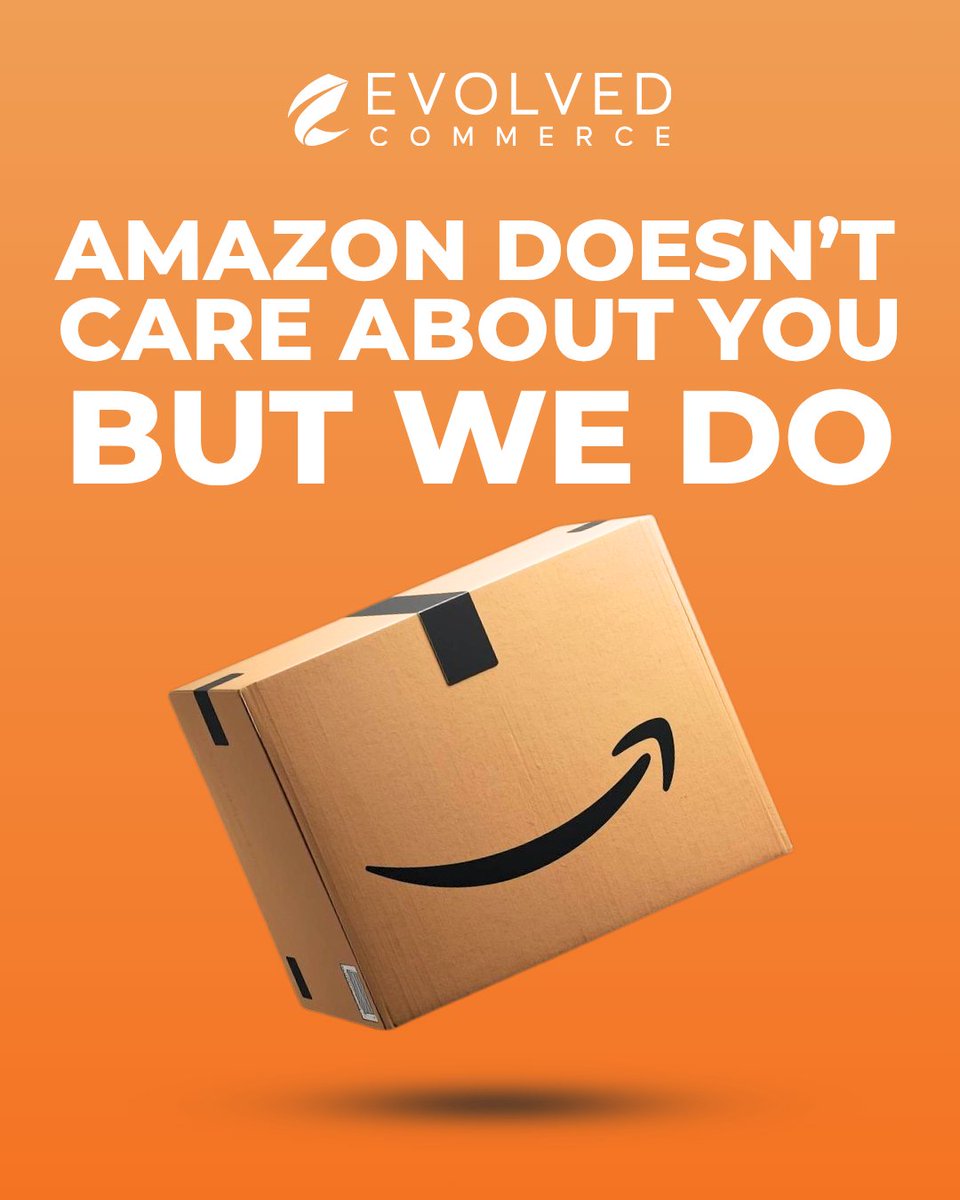 EvolvedCommerce's tweet photo. Amazon is built to serve the marketplace, not individual sellers. 

Evolved Commerce helps brands navigate the platform with the strategy, optimization, and advertising expertise needed to grow.

Build your Amazon strategy the right way: https://t.co/LLxuuR8wmo https://t.co/lIid4xuQzL