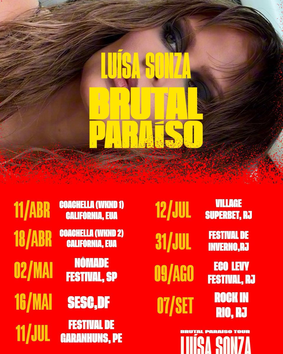 Brutal Paraíso Tour tweet media