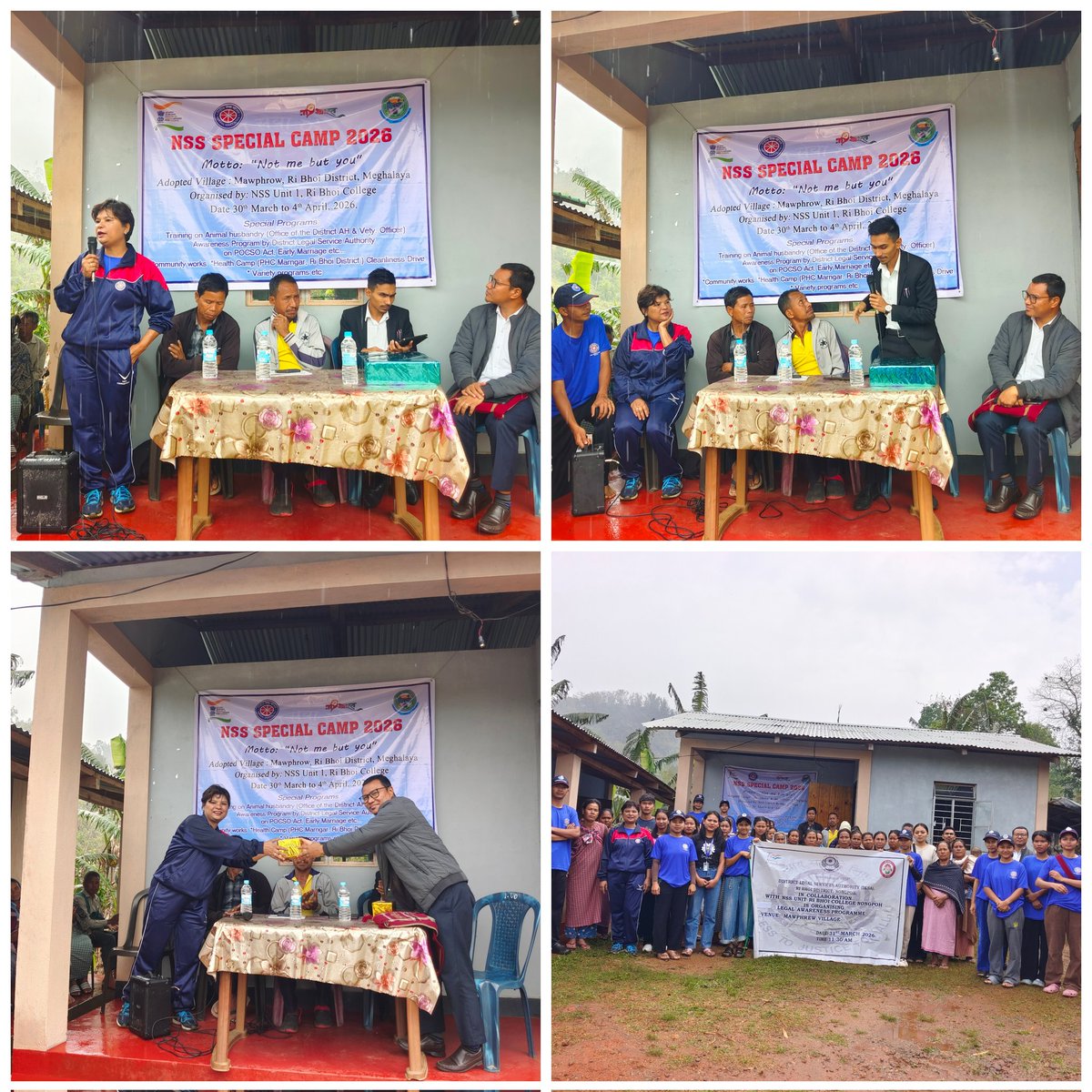 Day 2 and day3 of special camp 2026. *Training on Animal husbandry (Office of the district AH and veterinary department)*Awareness on Pocso Act and Child protection Act.( District legal services Authority ...etc <a href="/CellNehu/">NSS Cell- NEHU</a> <a href="/nss_rdguwahati/">NSS RD Guwahati</a> <a href="/_NSSIndia/">NSS India</a> <a href="/mybharatgov/">Mera Yuva Bharat - MY Bharat</a> <a href="/YASMinistry/">YAS Ministry</a> .