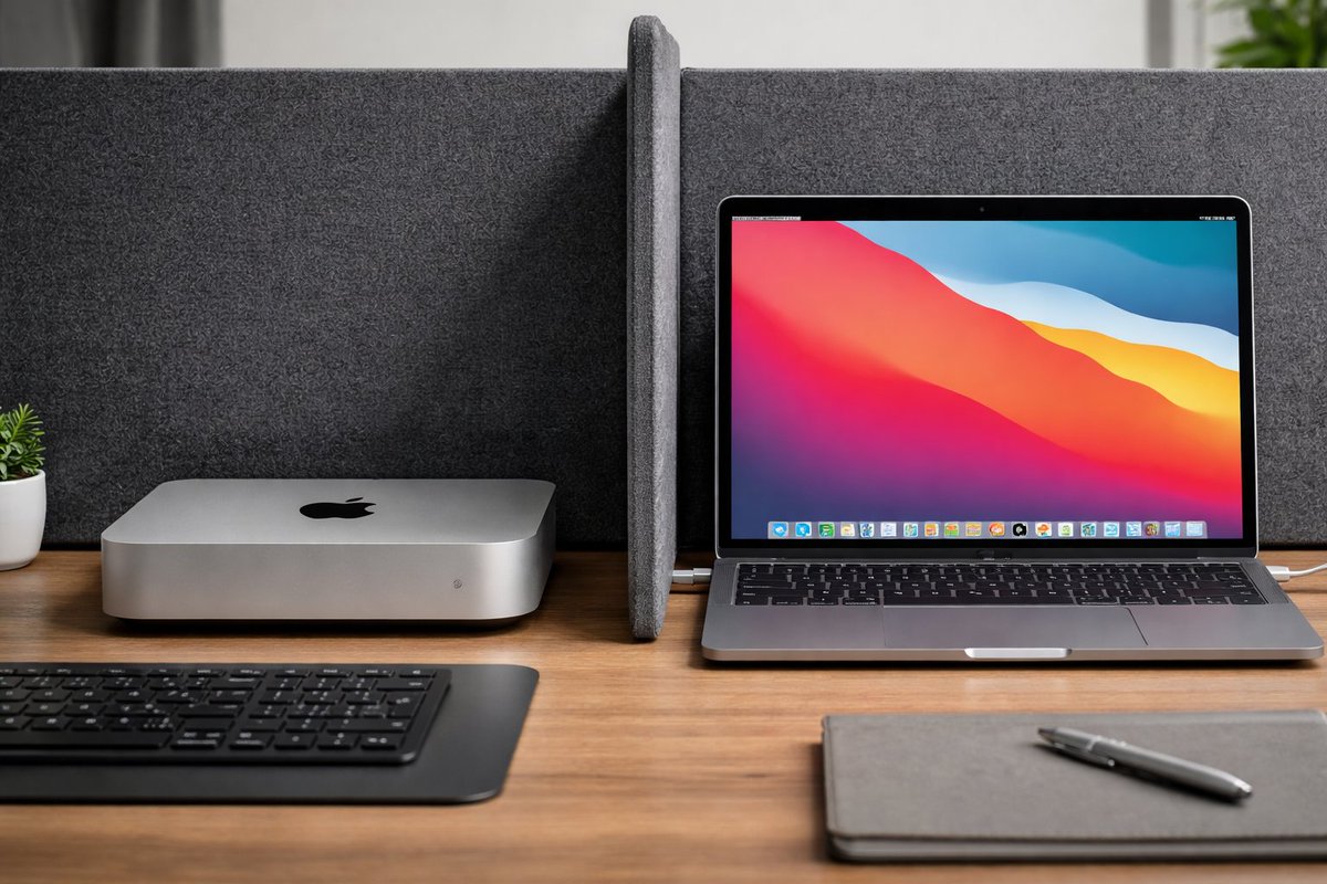 As a developer which one do you prefer?

1) Mac Mini                       2) MacBook