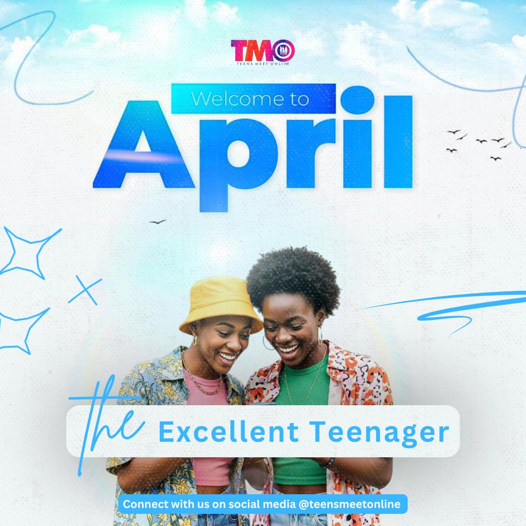 Welcome to April the month of the Excellent Teenager.

A new month to grow, learn, and become better.

At Teens Meet Outreach, we’re choosing confidence, purpose, and positive impact this month.

What’s one thing you want to improve about yourself this April?

#TMO #excellentteen