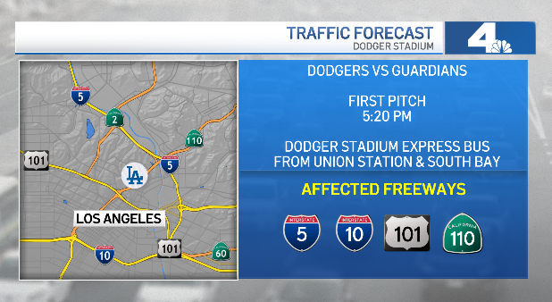 RobinWinstonTV's tweet image. NBC LA TRAFFIC FORECAST
@LAKings at @cryptocomarena 
@LosDodgers at #DodgerStadium
Plan ahead for busy traffic in the area this evening. #NBCLA #LATRAFFIC