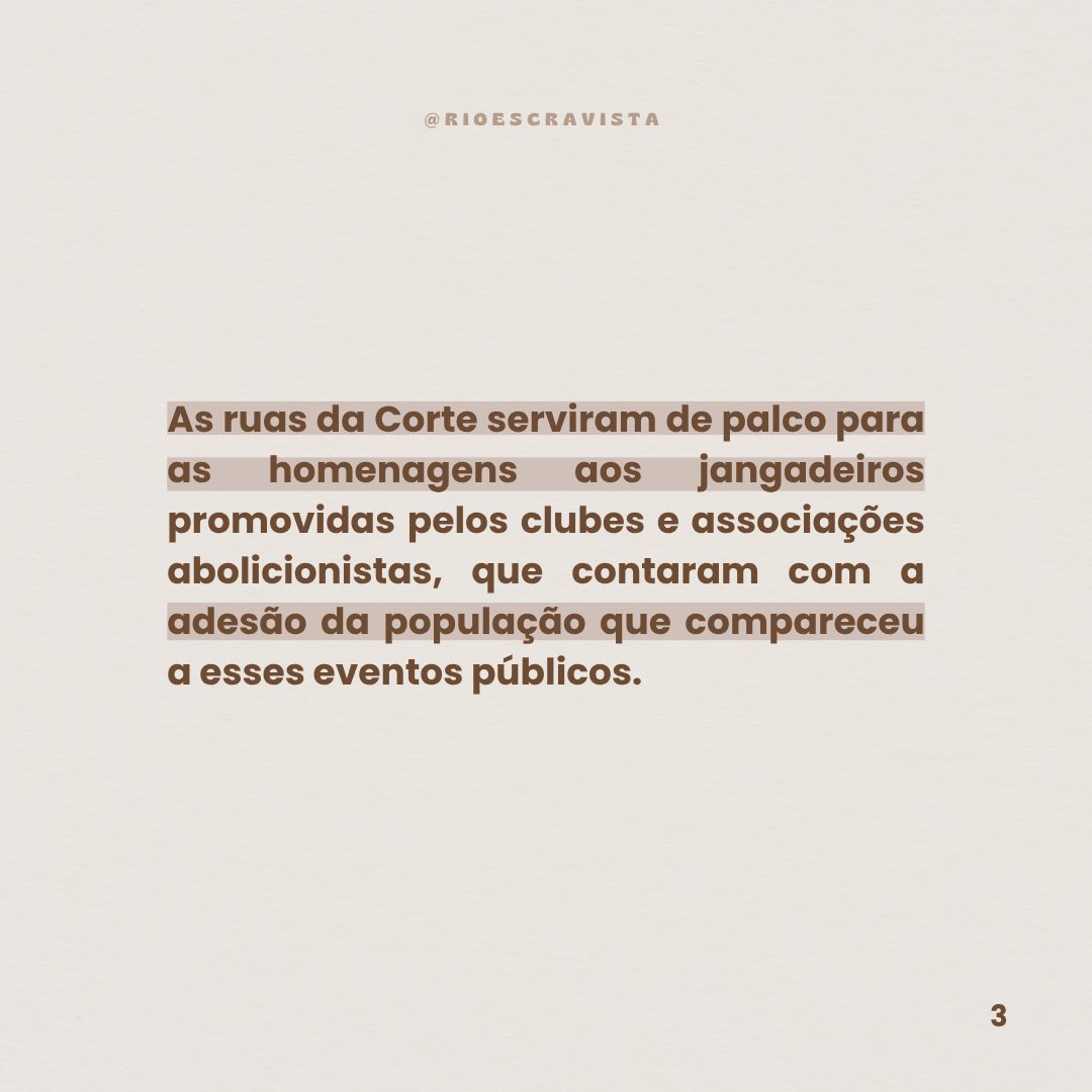 Nesse novo post da nova temporada vamos falar do Rio que fez festa para celebrar a libertação do Ceará.

Nos acompanhe também na rede vizinha: (<a href="/rioescravista/">Rio Escravista</a>)