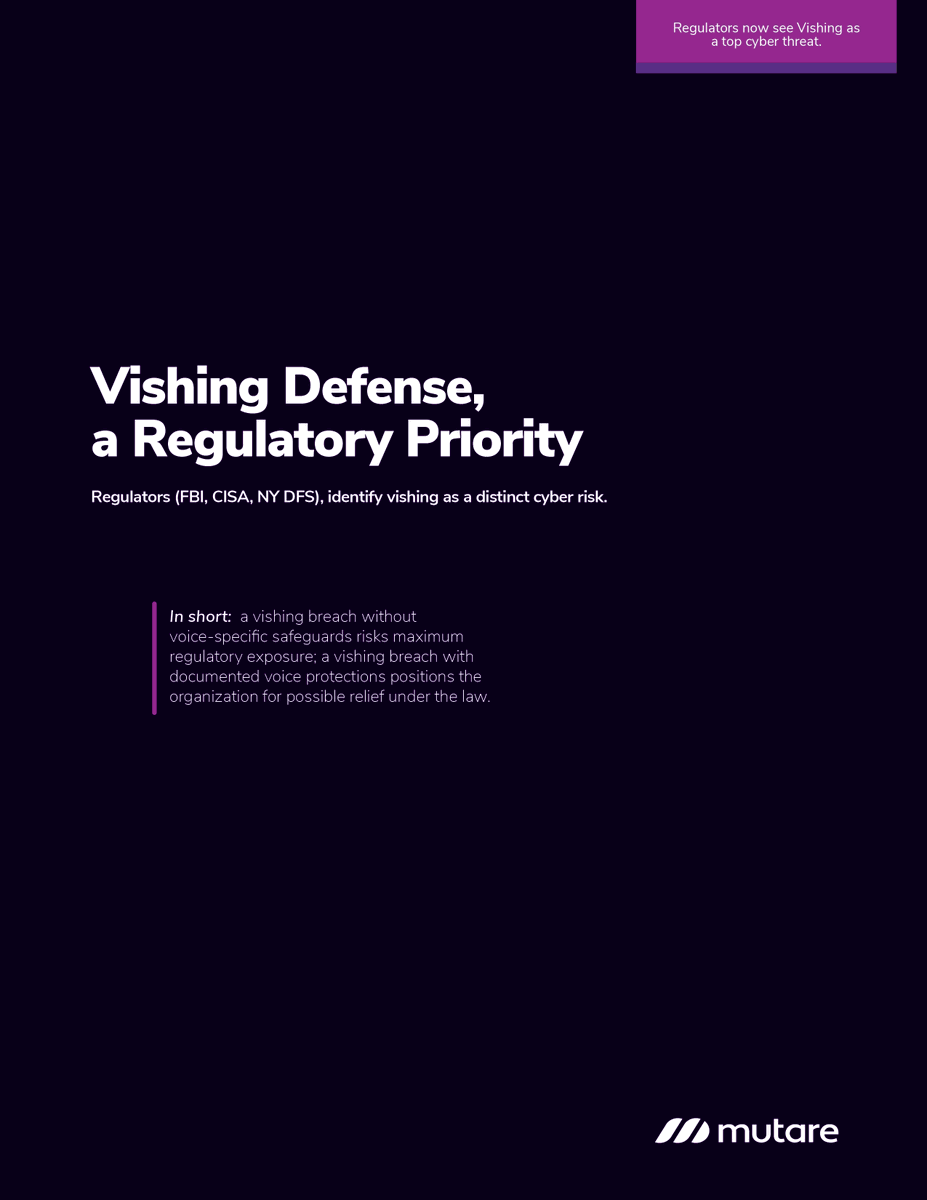 #Vishing attacks are getting smarter, more targeted, and often powered by #AI, so your response strategy has to be just as advanced! The good news: there *are* proven, technical controls available.
hubs.ly/Q048TgCY0 #GenAI #Cybersecurity #ebook #socialengineering #phishing