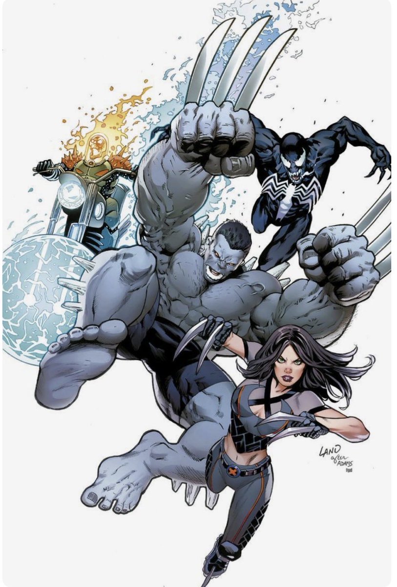 Good Morning! Art by Greg Land. (After Art Adams)