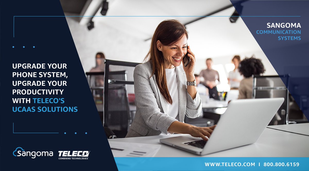 TELECOinc's tweet image. Outdated phone systems are slowing your business down.
Upgrade to UCaaS and enable calls, video, and messaging from anywhere—no hardware required.

Learn more: bit.ly/4iItnmO 
#UCaaS #VoIP #HybridWork #BusinessTech #TELECO #CloudPhoneSystems #BusinessTechnology