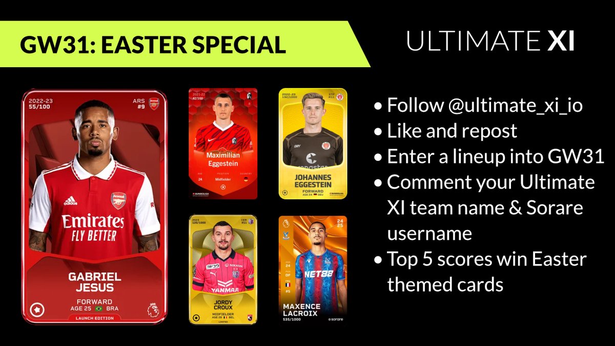 Ultimate XI tweet media