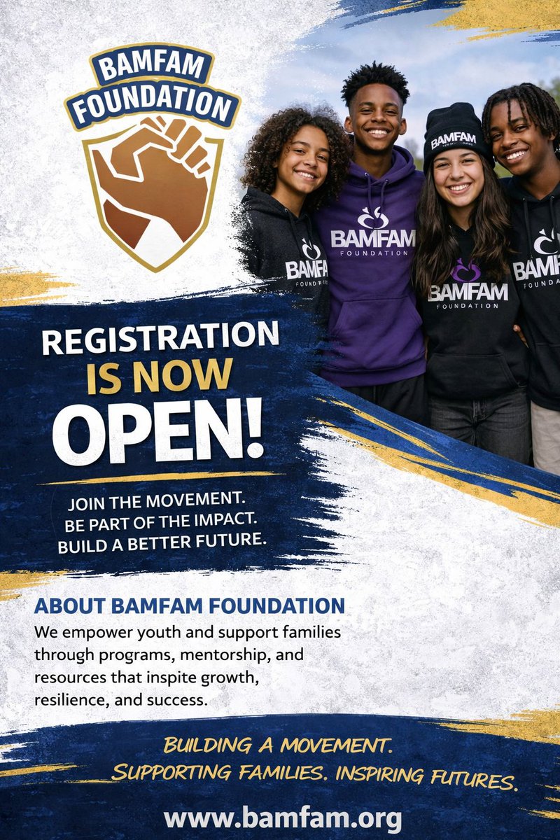 BamFam501c3's tweet image. 🌟 Exciting news! BAMFAM Camps are now open for registration! 🎉 Join us for an unforgettable summer full of adventure, friendship, and fun! Don't miss out - sign up today: bamfam.org #BAMFAMCamps #SummerFun #AdventureAwaits