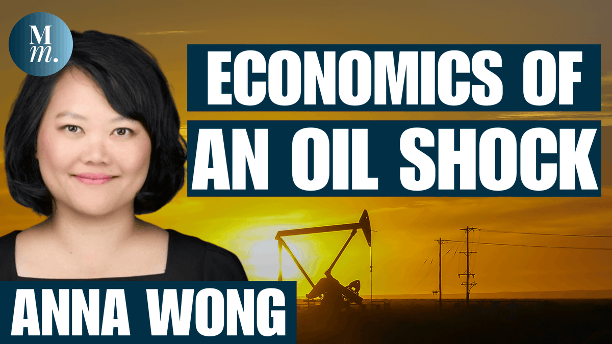 OUT NOW - how <a href="/AnnaEconomist/">Anna Wong</a> sees risk of an oil shock:

- inflation likely to peak at 6% even at $200 oil

- U.S. economy has chance to be resilient, even at $150

- Fed should look through energy shock &amp; be dovish

Apple shorturl.at/8u7d8
Spotify shorturl.at/rjtLv